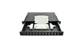 Unloaded 12 Port Fiber Optic Patch Panel